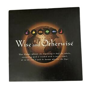 Vintage 1997 Wise and Otherwise Board Game Bluffing Trivia Party Family